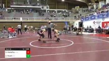 215 lbs Quarterfinal - Dante Mahaffey, Saucon Valley vs Zach Poust, Benton