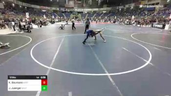 123 lbs Quarterfinal - Kale Baumann, North Montana WC vs Joe Juenger, Westside Raiders