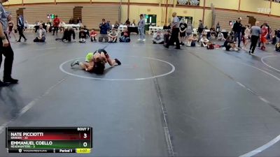 84 lbs Round 2 (10 Team) - Emmanuel Coello, Headhunters vs Nate Picciotti, Kraken