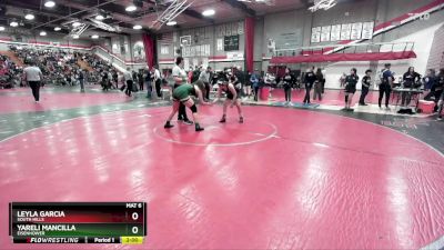 140 lbs Champ. Round 2 - Yareli Mancilla, Eisenhower vs Leyla Garcia, South Hills