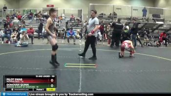 90 lbs 3rd Place Match - Donovan Quinn, Simmons Academy Of Wrestling vs Pilot Swab, Michigan West