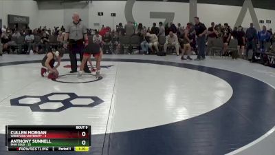 90 lbs Round 3 (6 Team) - Cullen Morgan, Wrestling University vs Anthony Sunnell, PNW Gold
