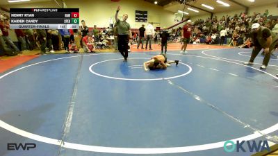 64 lbs Quarterfinal - Henry Ryan, Raw Wrestling Club vs Kaiden Candy, Sperry Wrestling Club