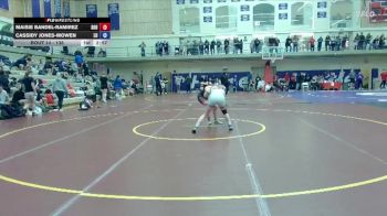 138 lbs Champ. Round 1 - Cassidy Jones-Mowen, Linfield University vs Maisie Bandel-Ramirez, Southern Oregon University