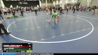 132 lbs Champ. Round 2 - Gavin Boner, Ohio vs Robert Joseph Meza Iii, Black Fox Wrestling Academy