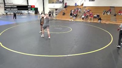 285 lbs 7th Place Match - Alex Holmes, Indiana Tech vs Steven Flagg, Huntingdon