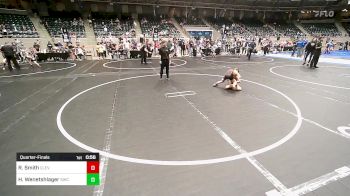 58 lbs Quarterfinal - Riot Smith, Cleveland Take Down Club vs Hayden Wenetshlager, Salina Wrestling Club