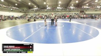 65 lbs Champ. Round 2 - Gunner Haverstick, Desoto Dragons Wrestling Club-AA  vs David Briggs, Columbia Wrestling Club-AAA