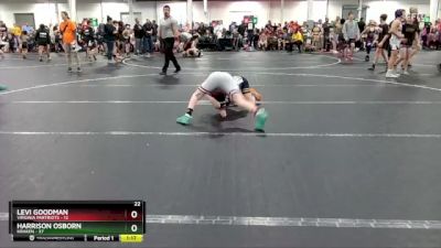 92 lbs Round 3 (8 Team) - Harrison Osborn, Kraken vs Levi Goodman, Virginia Partriots