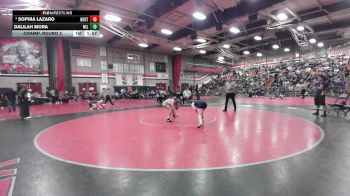 105 lbs Champ. Round 2 - Dalilah Mora, Millikan vs SOPHIA LAZARO, Northview