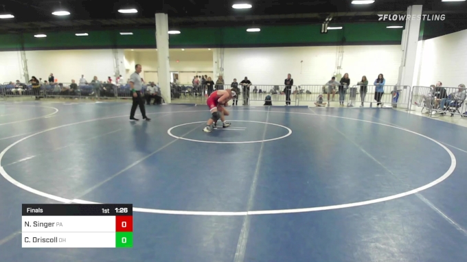 145 lbs Final - Nicholas Singer, PA vs Cooper Driscoll, OH