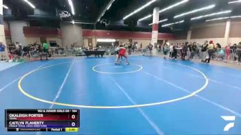 164 lbs 1st Place Match - Okaleigh Porter, Texas vs Caitlyn Flaherty, Frisco Texas Jacks Wrestling