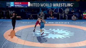 97 kg 1/2 Final - Mojtaba Goleij, Iran vs Kyle Snyder, United States