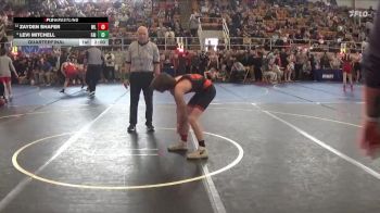 115 lbs Quarterfinal - Zayden Shafer, West Liberty vs Levi Mitchell, Fairland