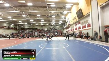 150 lbs Cons. Round 4 - Tildyn Larson, Holbrook vs Omran Ben Brahim, Red Mountain