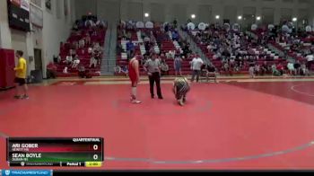 205 lbs Quarterfinal - Ari Gober, Hewitt MS vs Sean Boyle, Duran MS