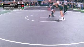 D1-120 lbs Cons. Round 1 - Carter Shawley, St Clair Shores Lakeview vs Jonah McPherson, Hartland