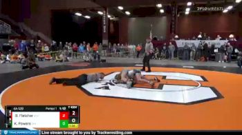 4A-120 lbs 1st Place Match - Broc Fletcher, Rock Springs vs Kolten Powers, Sheridan