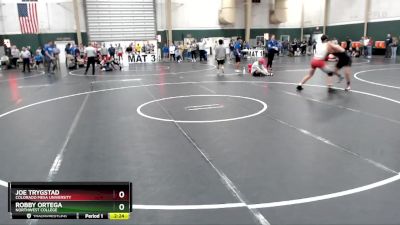 184 lbs Cons. Round 4 - Joe Trygstad, Colorado Mesa University vs Robby Ortega, Northwest College