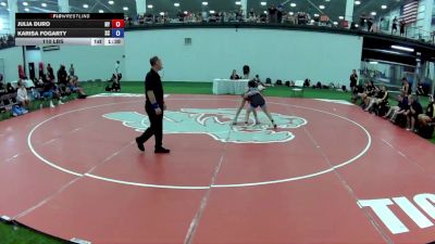 110 lbs Julia Duro, New York vs Karisa Fogarty, South Carolina