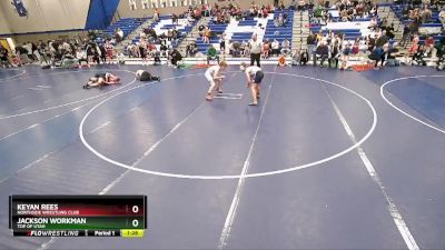 105 lbs Cons. Round 5 - Jackson Workman, Top Of Utah vs Keyan Rees, Northside Wrestling Club