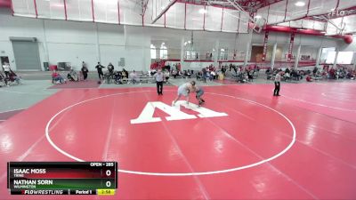 285 lbs Cons. Round 2 - Isaac Moss, Trine vs Nathan Sorn, Wilmington