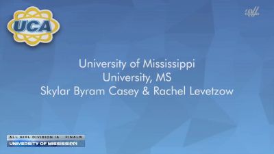 University of Mississippi [2026 All Girl Division IA Finals] 2026 UCA & UDA College Cheerleading and Dance Team National Championship