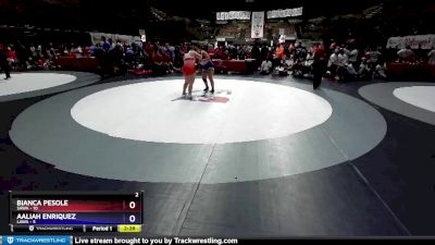 200 lbs Placement Matches (16 Team) - Bianca Pesole, SAWA vs Aaliah Enriquez, LAWA