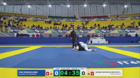 DANIELA MATIAS DA SILVA OLIVEIRA vs THAIS CERQUEIRA GOMES 2026 FPJJ Circuito Paulista GI Etapa 3