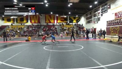 110 lbs Round 1 - Camila Alfaro, Downey vs Alisson Santos, Lennox BTS