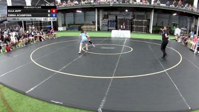 100 lbs Ella Japp, Nebraska vs Emma Acampora, New Jersey