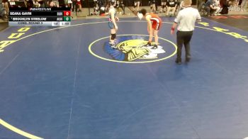 125 lbs Cons. Round 3 - Brooklyn Strelow, Unattached vs Seana Gavin, Unattached