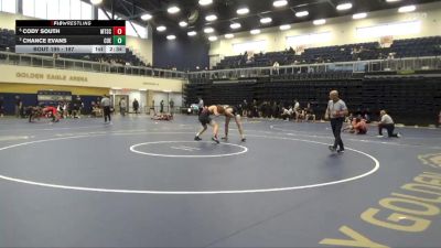 197 lbs Cons. Semi - Cody South, Mt. San Antonio College vs Chance Evans, Cuesta College