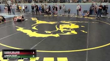 125 lbs Cons. Round 2 - Landon Foust, Mid Valley Wrestling Club vs Cassius Williams, Fairbanks Wrestling Club