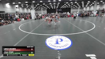 100 lbs Cons. Round 3 - Jayce Gruber, Pursuit Wrestling Minnesota vs Cole Stave, Victory School Of Wrestling