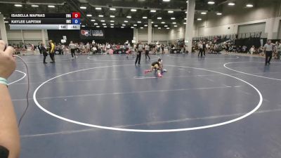 69.7-75.4 lbs Cons. Semis - Kaylee Lapitan, ISI Wrestling Club vs Isabella Mafnas, Elevate Wrestling Academy
