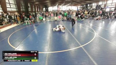 85 lbs Quarterfinal - Tate Nielson, Elite Wrestling vs Jed Williams, Northside Wrestling Club