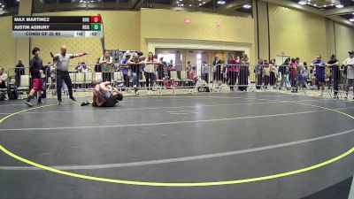113 lbs Consi Of 32 #2 - Max Martinez, Riverside Rascal vs Justin Asbury, Reign WC