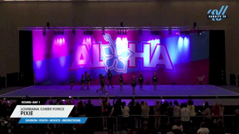 Louisiana Cheer Force - Pixie [2024 L1 Youth - Novice - Restrictions Day 1] 2024 Aloha Baton Rouge Showdown