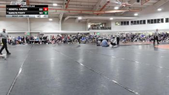 125 lbs 7th Place Match - Kendyll Salyer, Seneca East High School vs Kahlyn Fouty, Whiteland Community