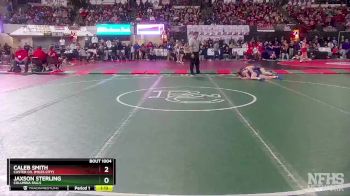 A - 103 lbs Champ. Round 1 - Jaxson Sterling, Columbia Falls vs Caleb Smith, Custer Co. (Miles City)