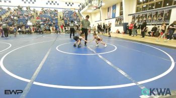 52 lbs Consolation - Daxton Houston, Skiatook Youth Wrestling vs Caulyer Cassity, Barnsdall Youth Wrestling