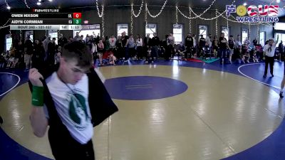 101-107 lbs Round 3 - Aidyn Cornman, Kiski Area vs Owen Hixson, Silo