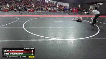 80 lbs Cons. Round 3 - Caleb Bardenwerper, Watertown Wrestling Club vs Jackson Katterhagen, B.A.M.