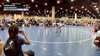 120 lbs Champ. Round 2 - Victor Pantaleon, 1 vs Dominik Baxter, PWC