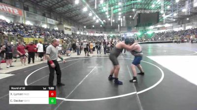 Round Of 32 - Xavier Lyman, Pagosa Springs Middle School vs Chance Decker, Skyview