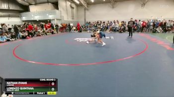 106 lbs Cons. Round 2 - Lorenzo Quintana, Greeley West vs Nathan Evans, Laramie