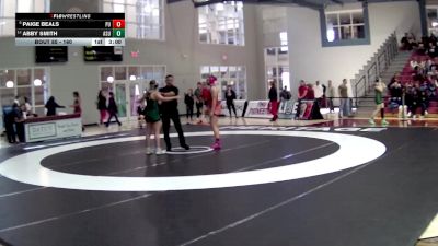 160 lbs Cons. Round 1 - Abby Smith, Adams State vs Paige Beals, Pacific University