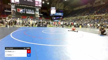 160 lbs Cons 16 #2 - Brent Slade, Jr., Iowa vs Jake Dailey, Pennsylvania