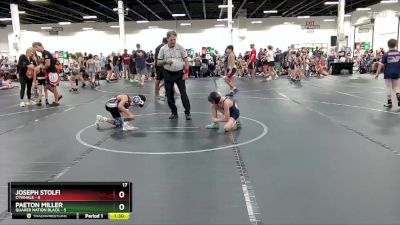 64 lbs Round 3 (4 Team) - Joseph Stolfi, CTWHALE vs Paeton Miller, Quaker Nation Black